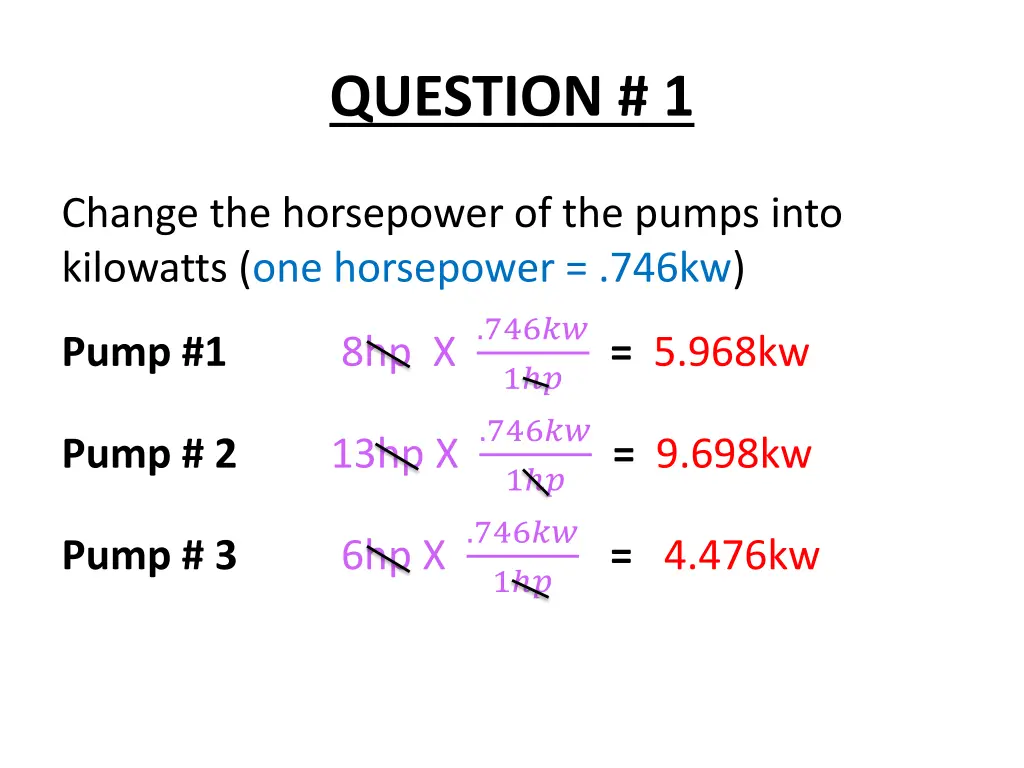 question 1 2