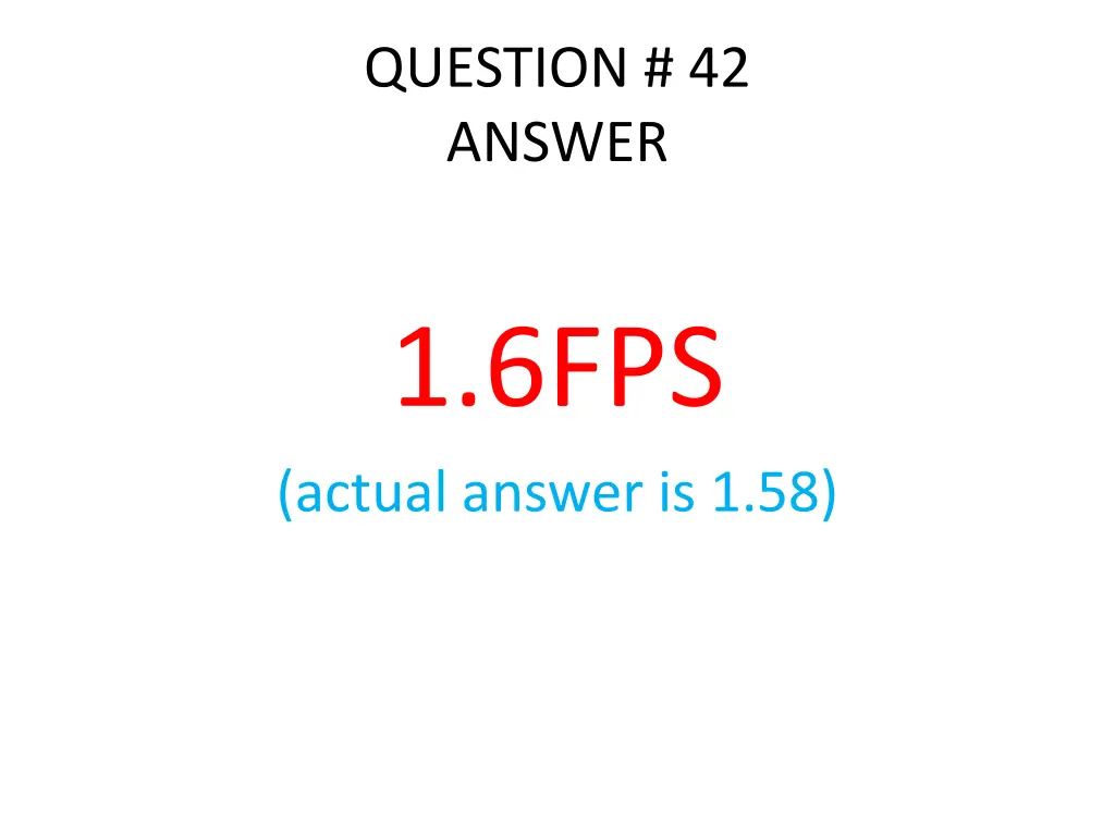 question 42 answer