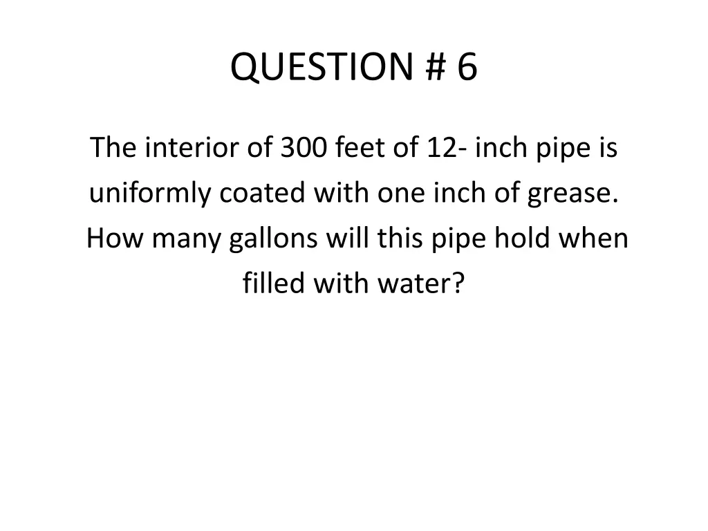 question 6