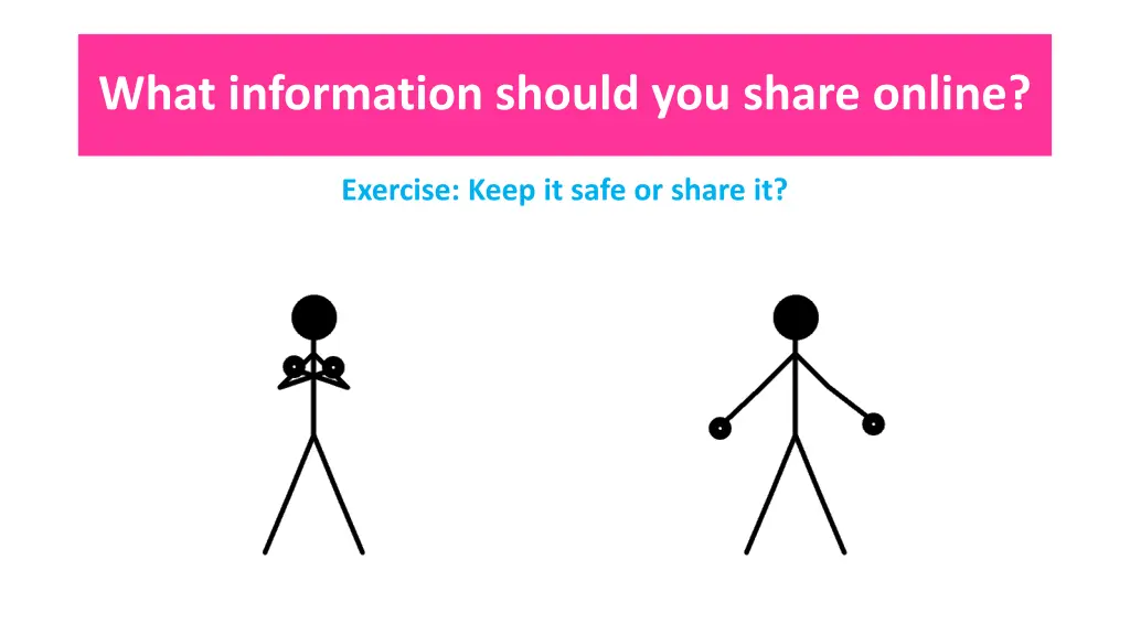 what information should you share online 1