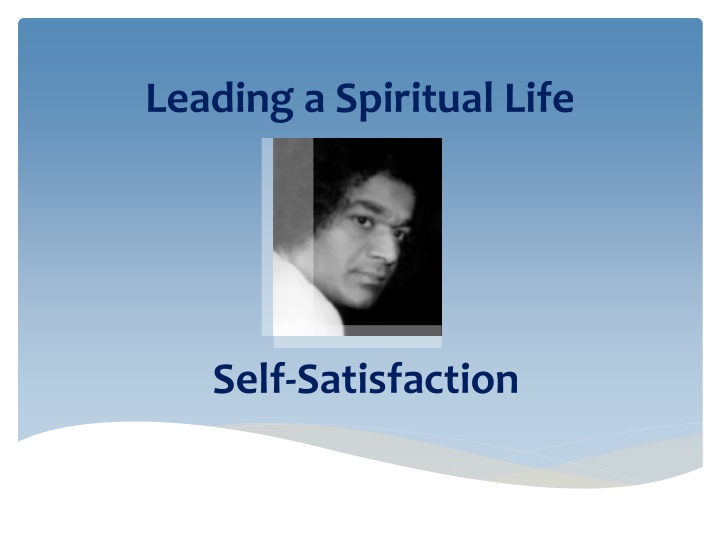 leading a spiritual life