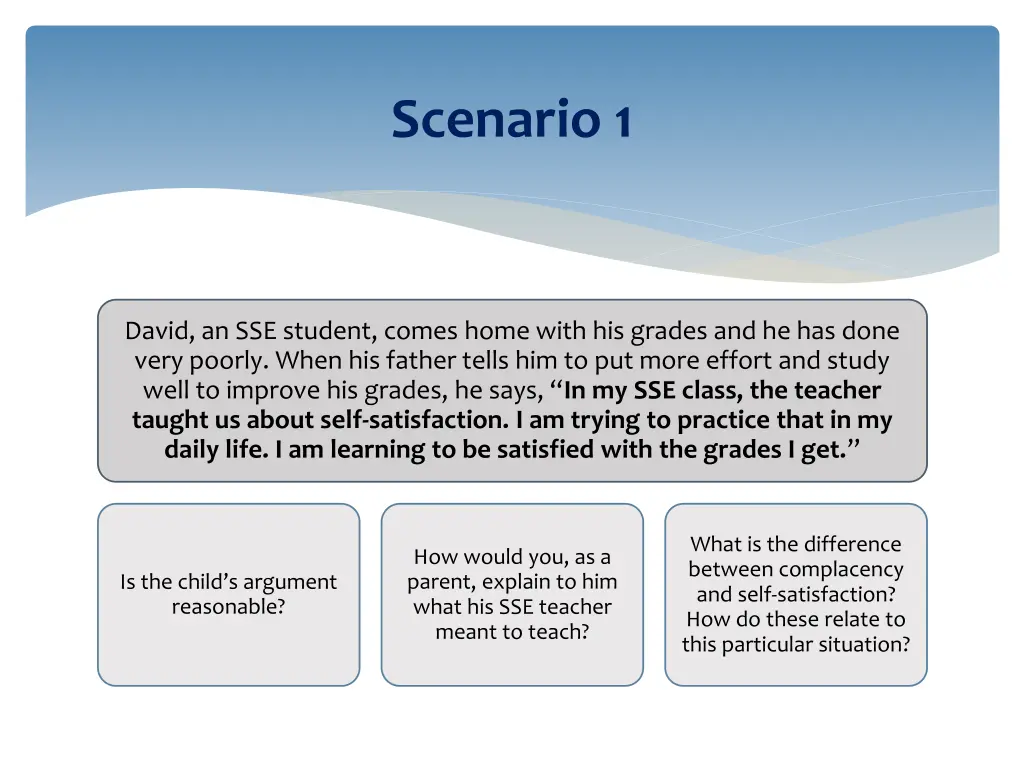 scenario 1