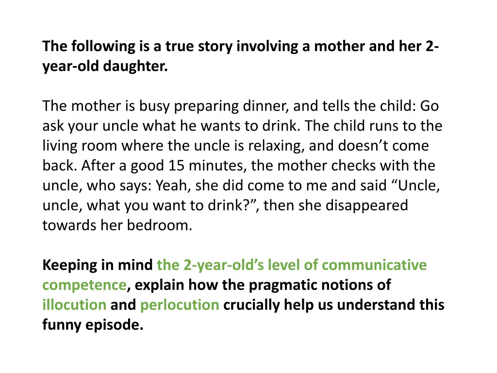 the following is a true story involving a mother