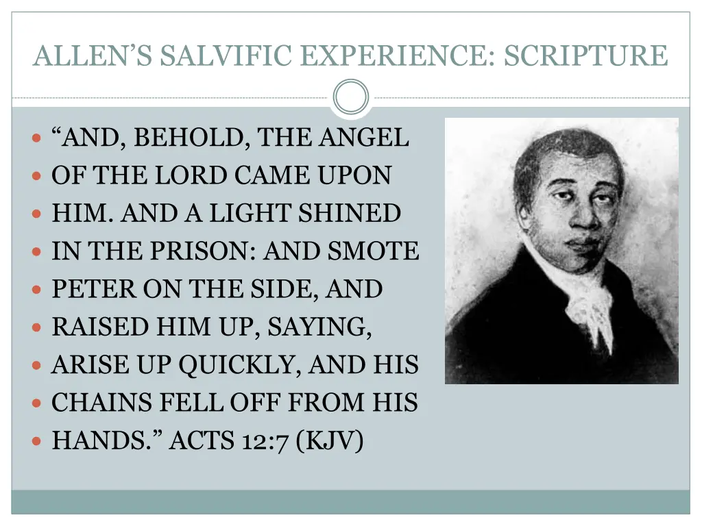 allen s salvific experience scripture