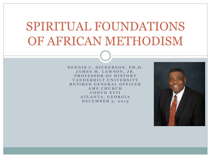 spiritual foundations of african methodism