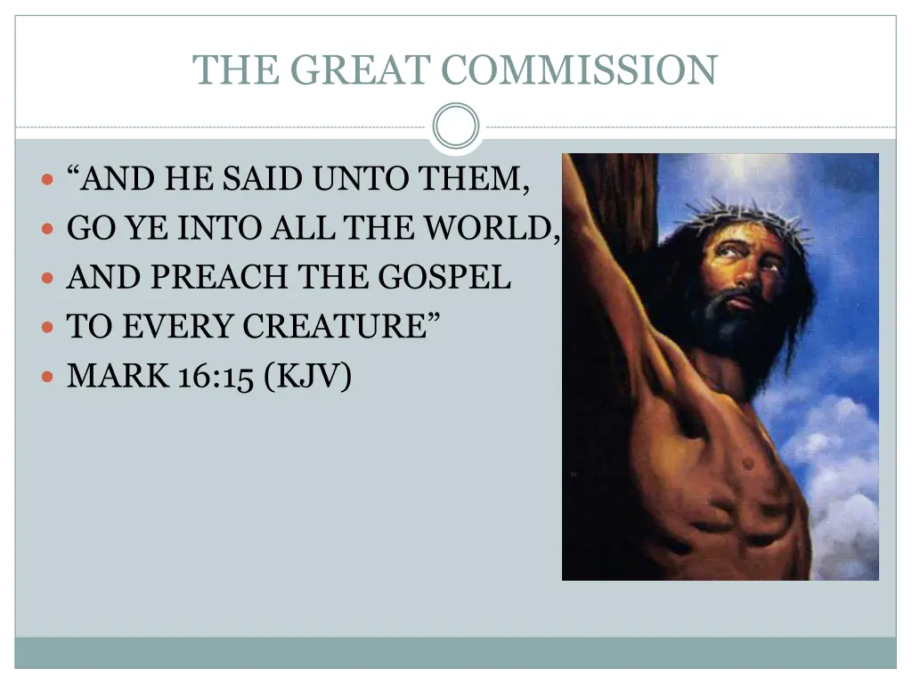 the great commission