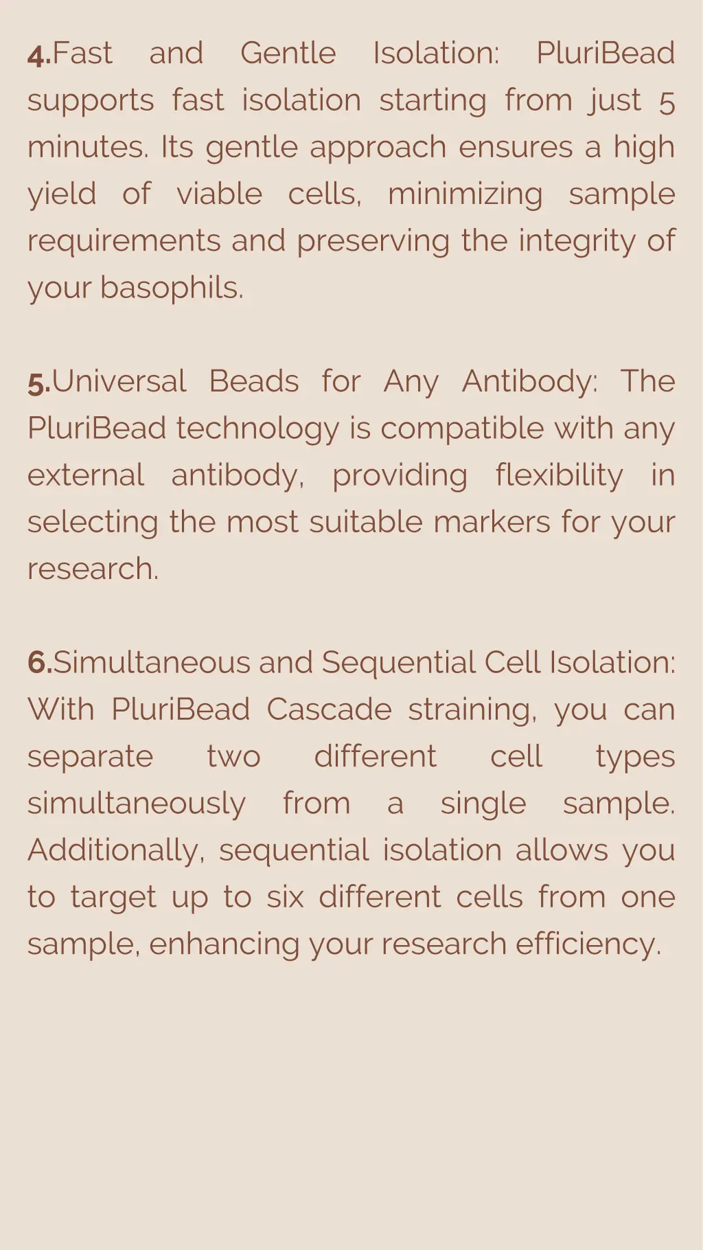 4 fast supports fast isolation starting from just