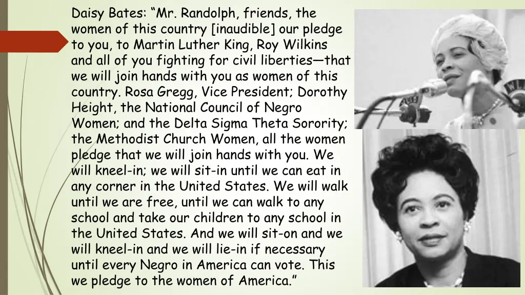 daisy bates mr randolph friends the women of this