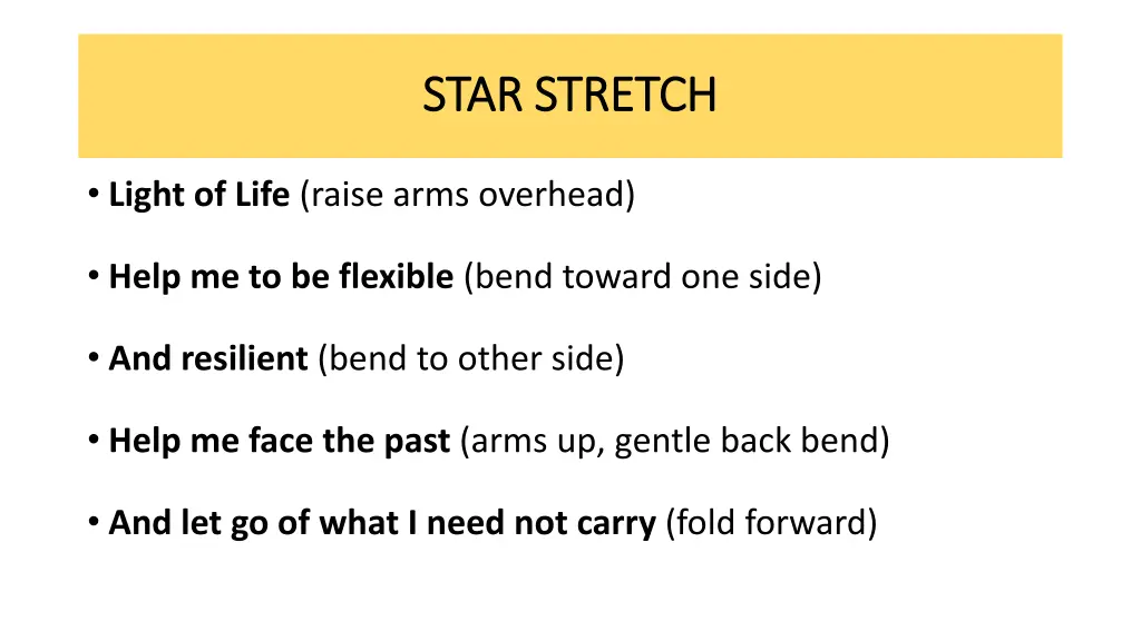 star stretch star stretch