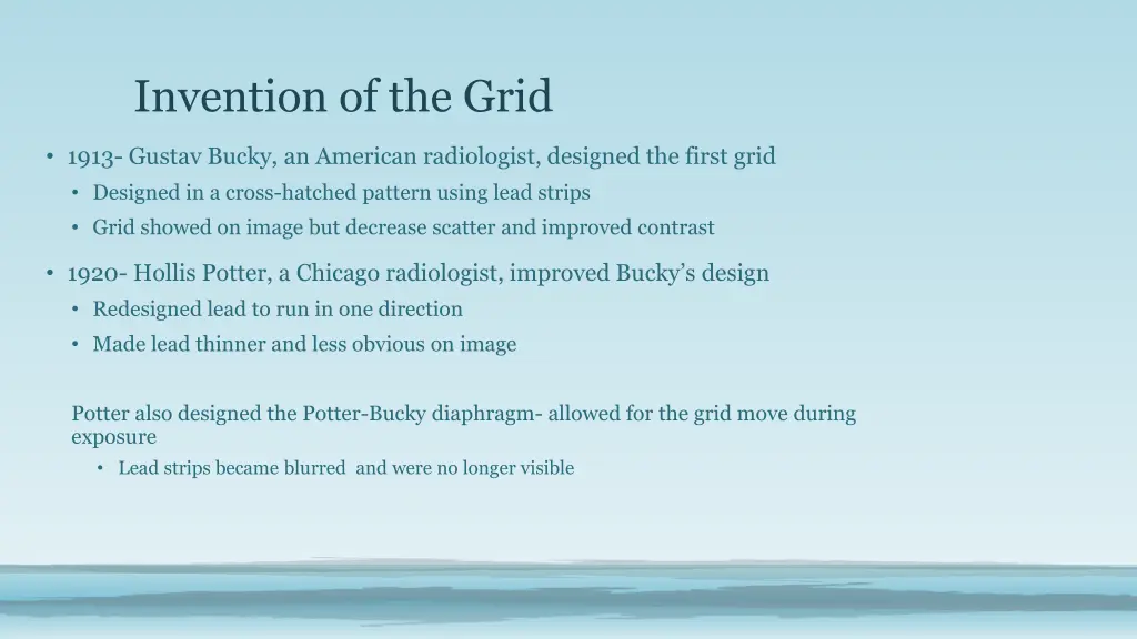 invention of the grid