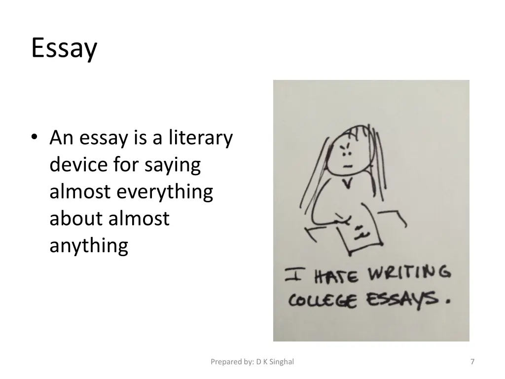 essay