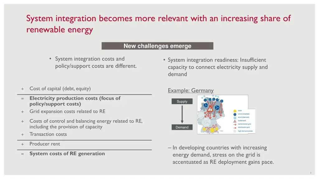 system integration becomes more relevant with