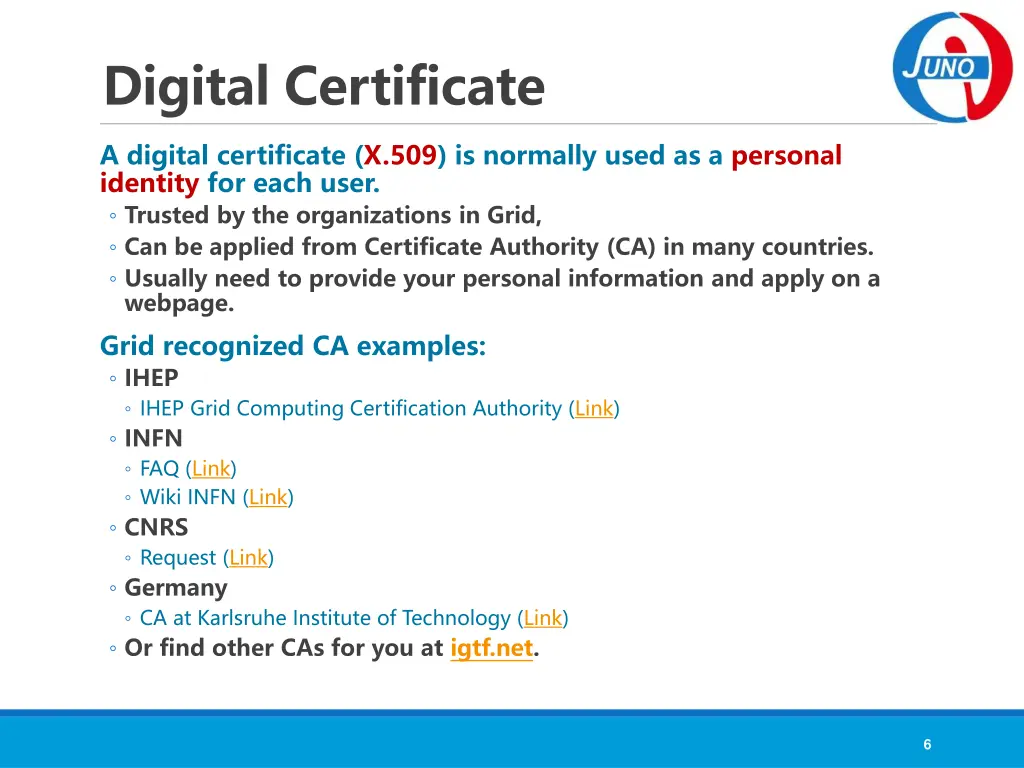 digital certificate