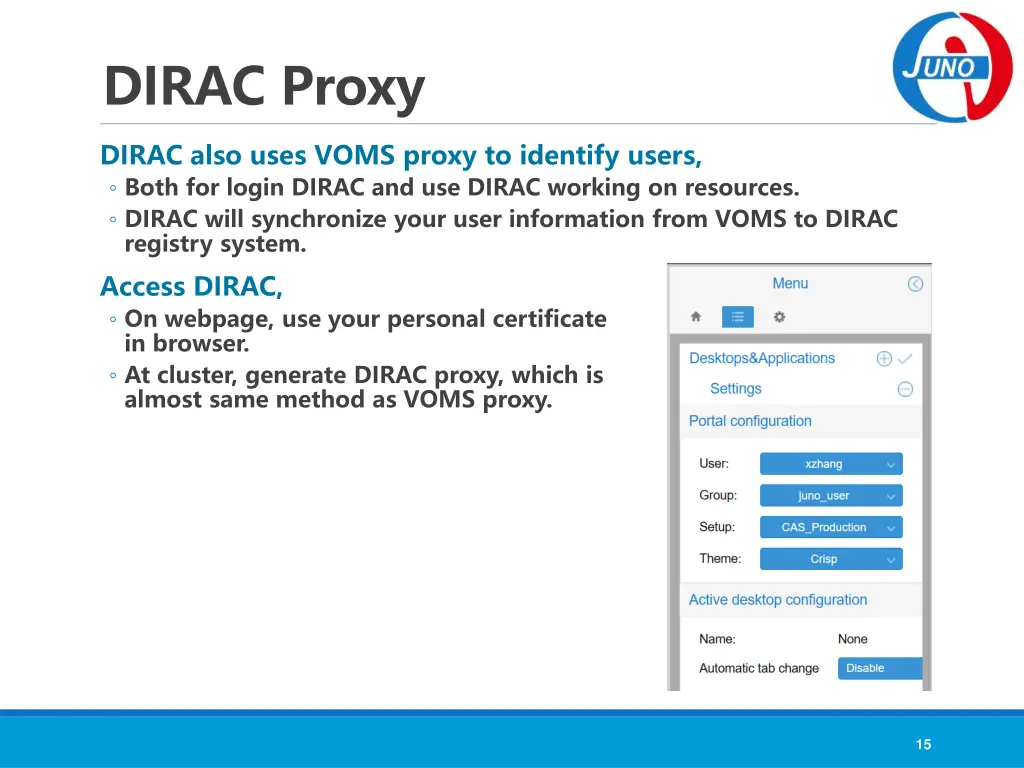 dirac proxy