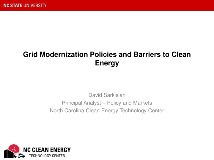 grid modernization policies and barriers to clean