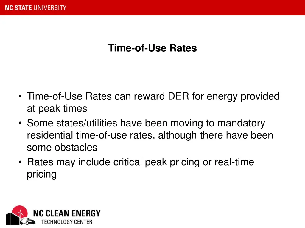 time of use rates