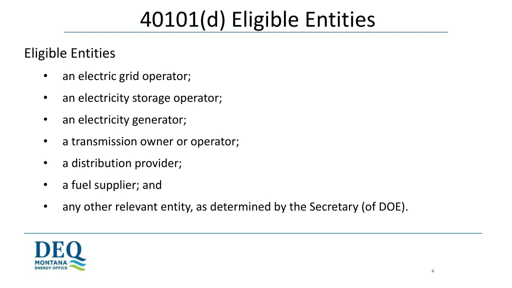 40101 d eligible entities