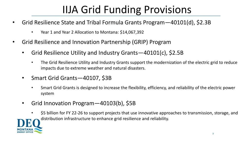 iija grid funding provisions