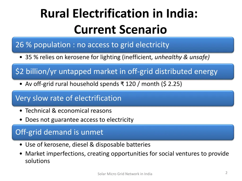 rural electrification in india current scenario