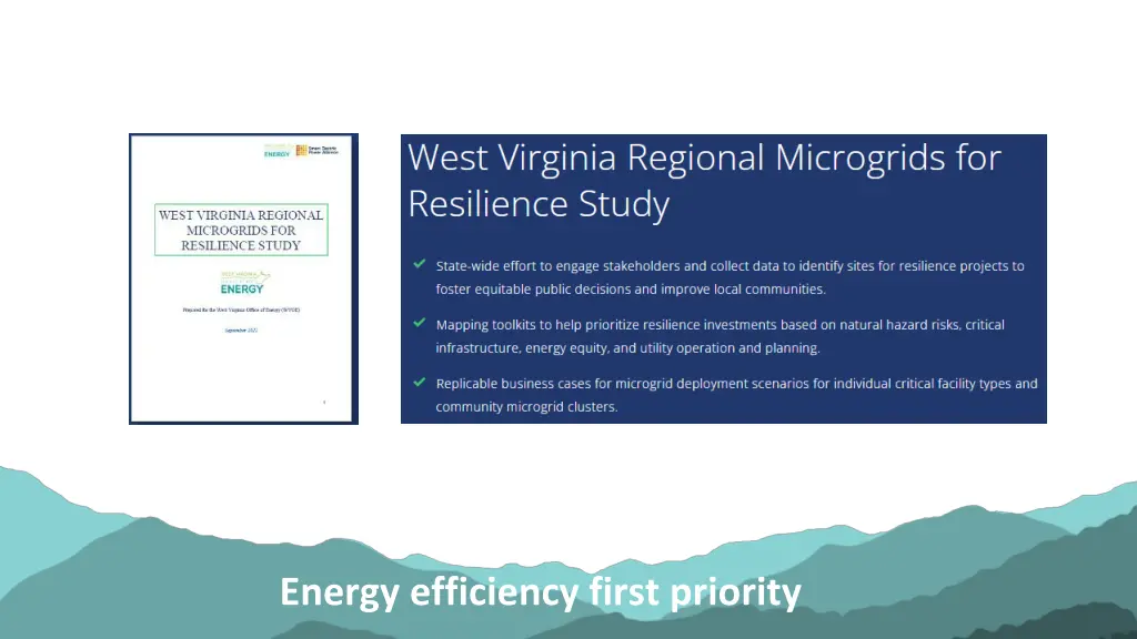 energy efficiency first priority