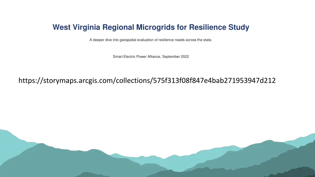 west virginia regional microgrids for resilience