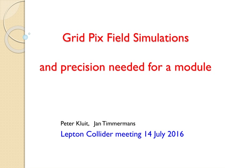 grid pix field simulations