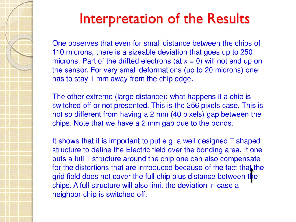 interpretation of the results