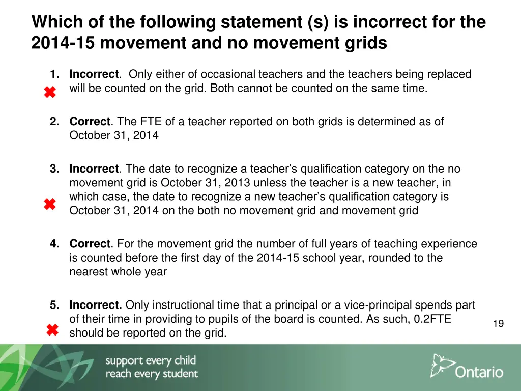 which of the following statement s is incorrect 1