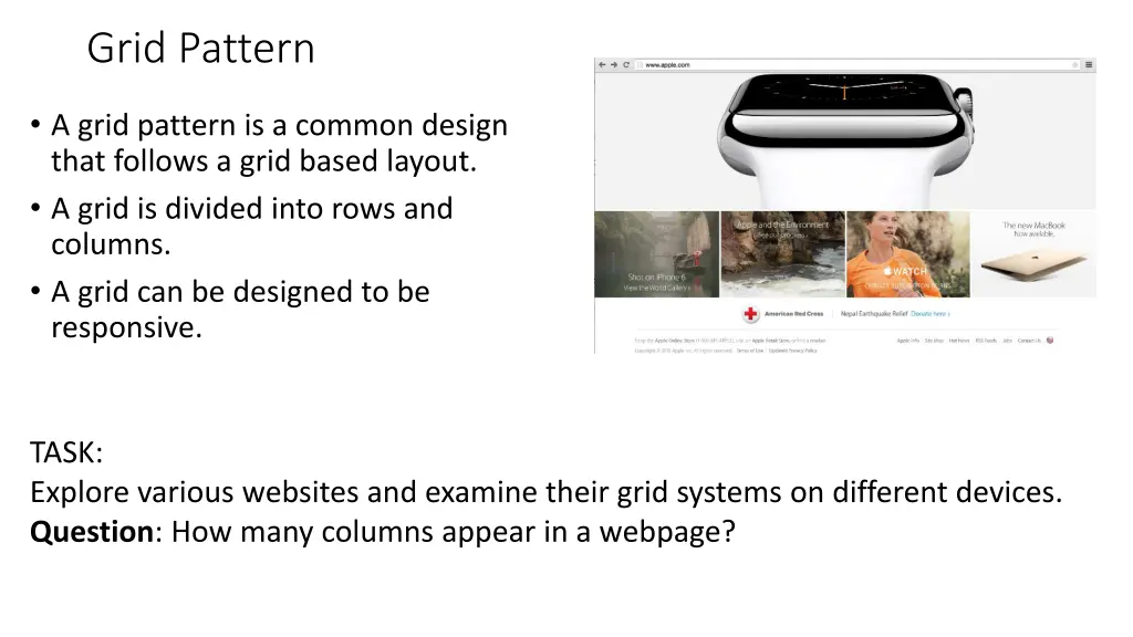 grid pattern