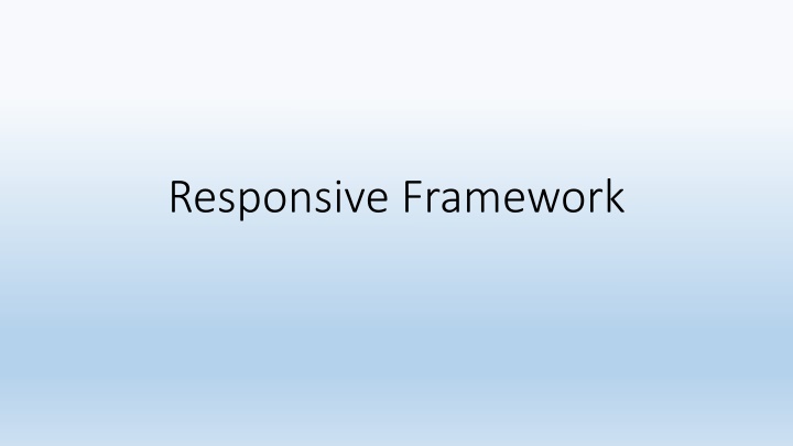 responsive framework