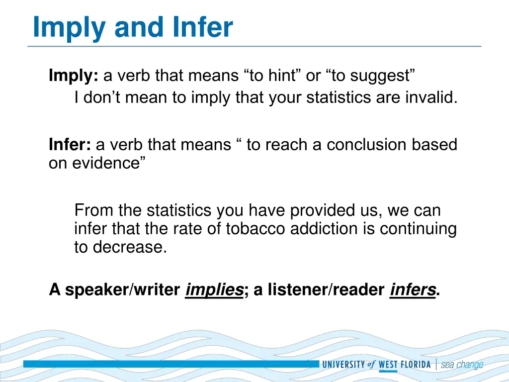 imply and infer