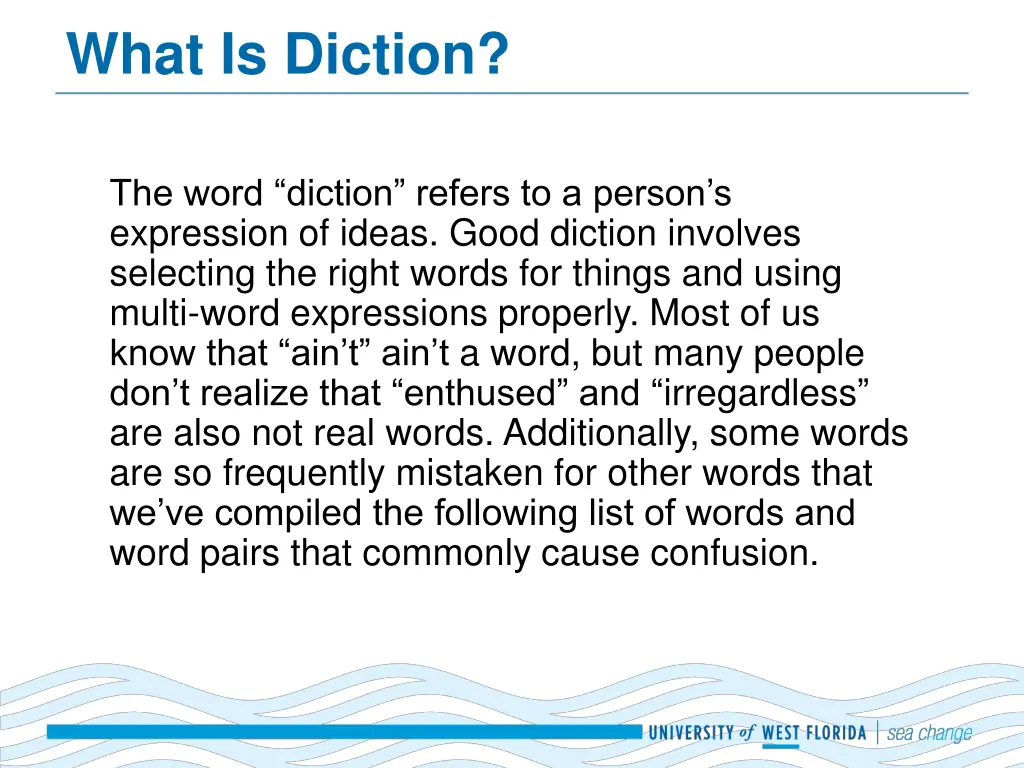 what is diction