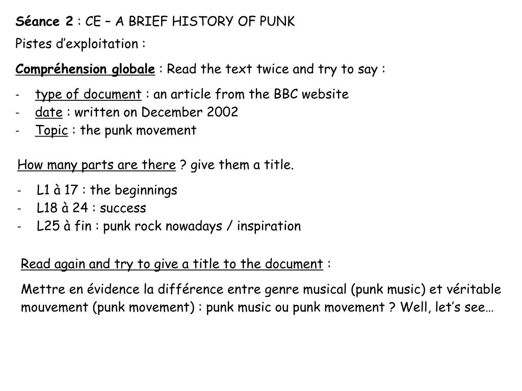 s ance 2 ce a brief history of punk pistes