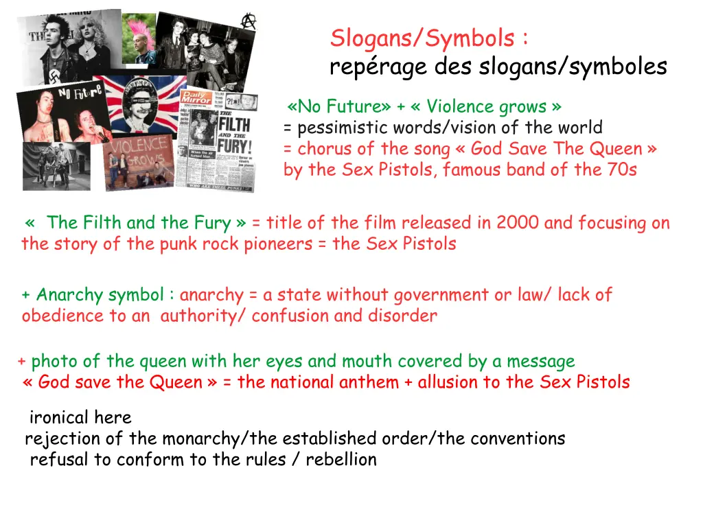 slogans symbols rep rage des slogans symboles