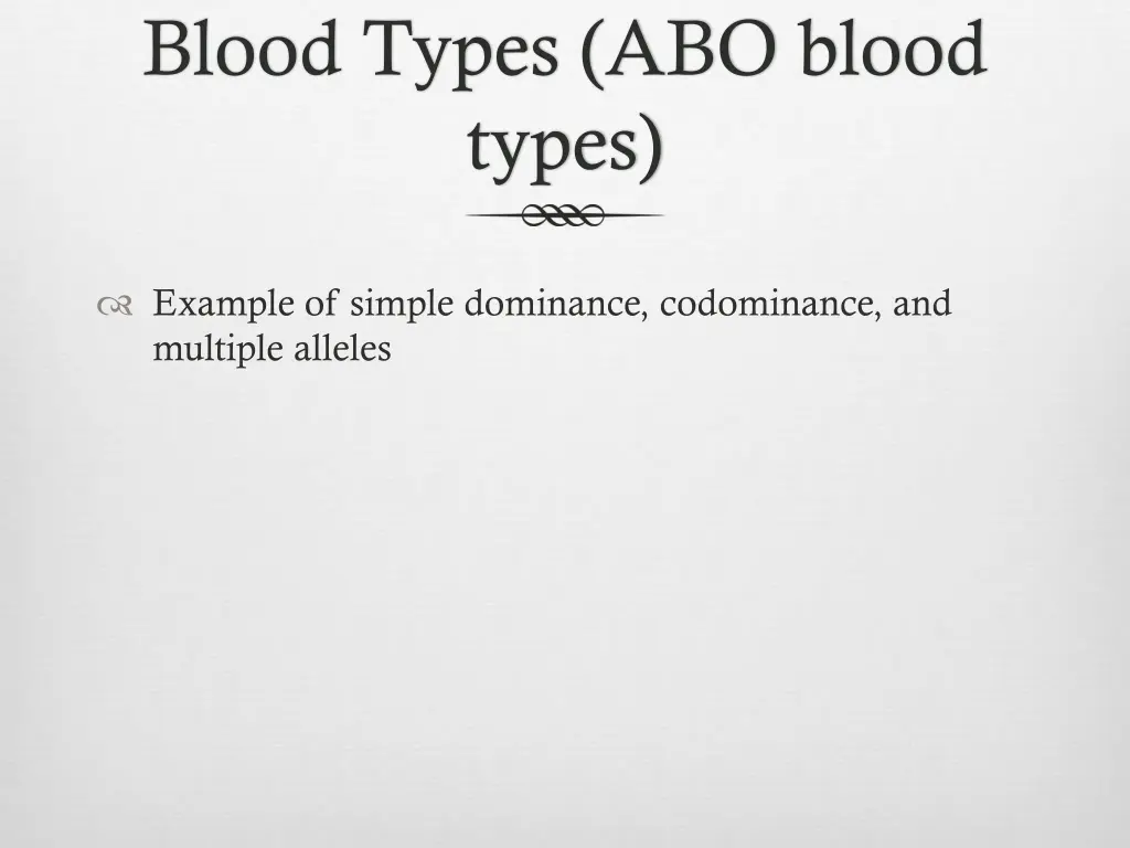 blood types abo blood types