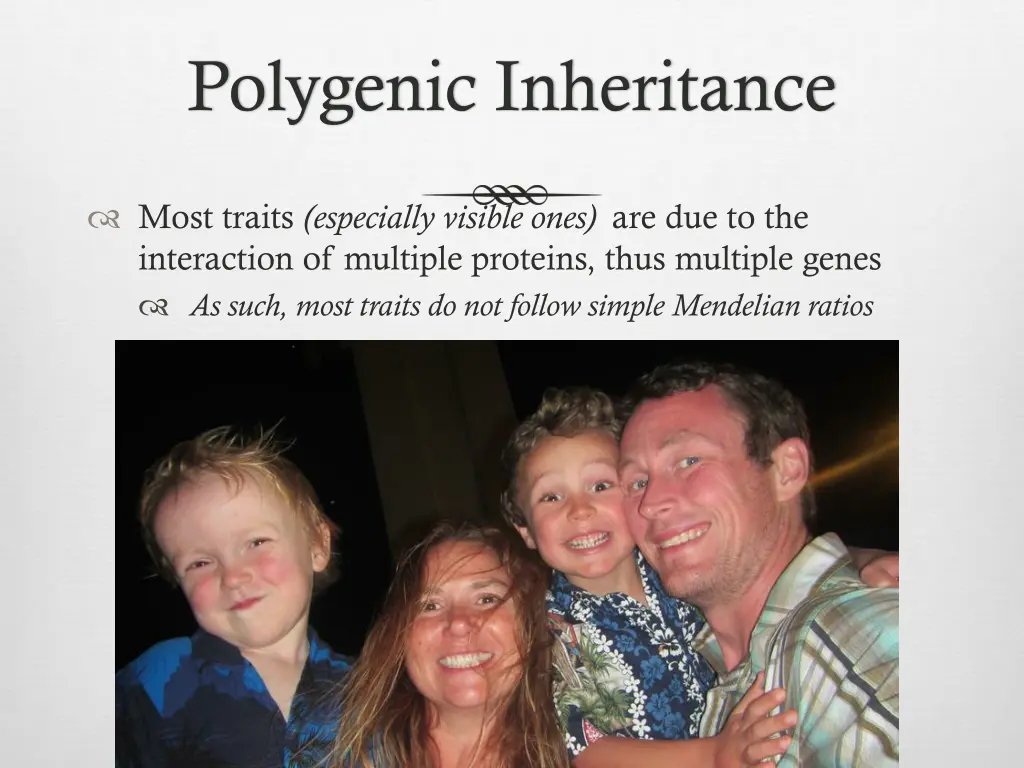 polygenic inheritance