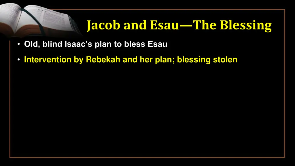 jacob and esau the blessing 2