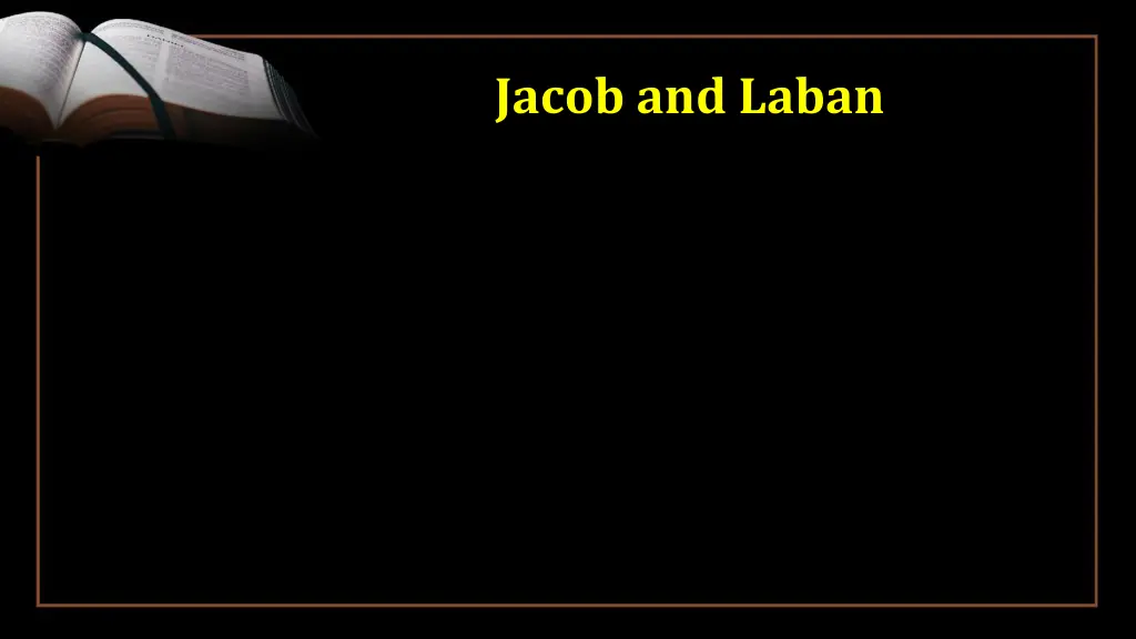 jacob and laban