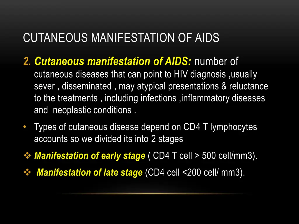 cutaneous manifestation of aids 1