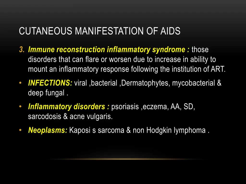 cutaneous manifestation of aids 2