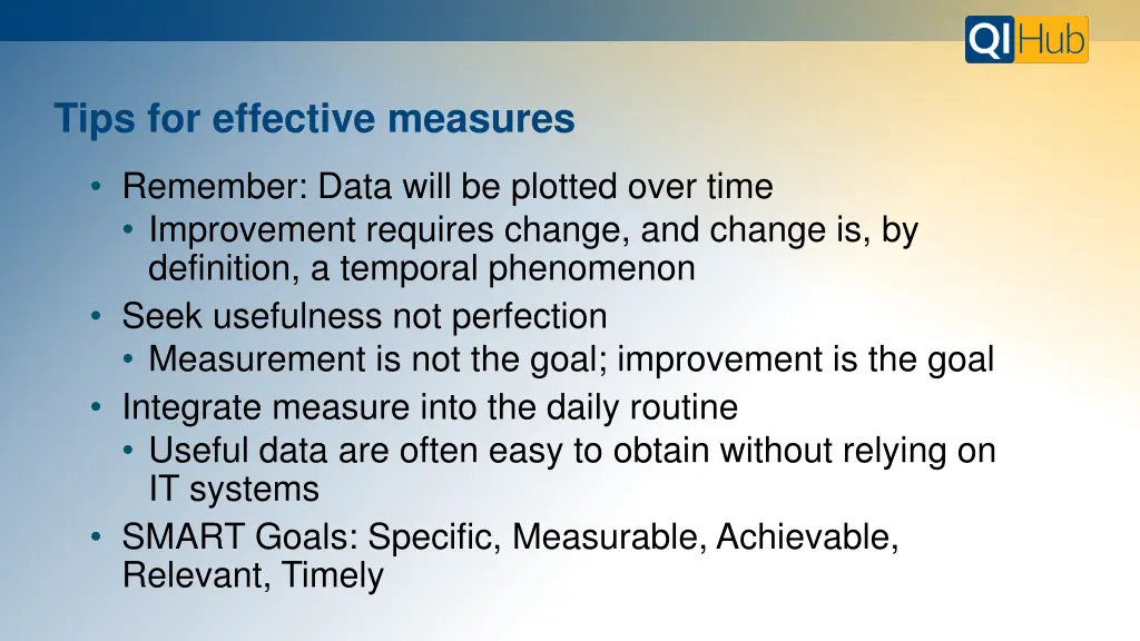 tips for effective measures