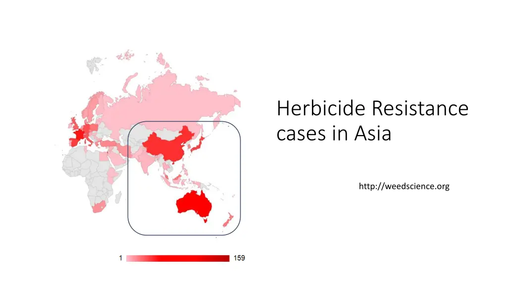 herbicide resistance cases in asia