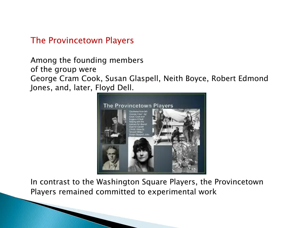 the provincetown players