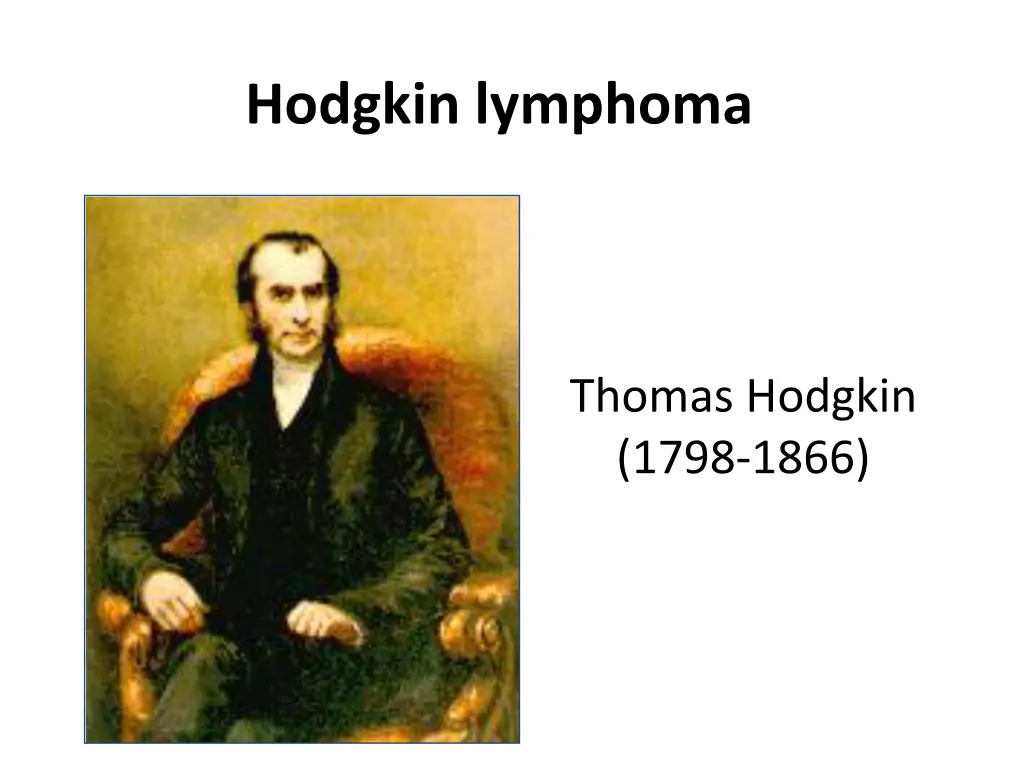 hodgkin lymphoma