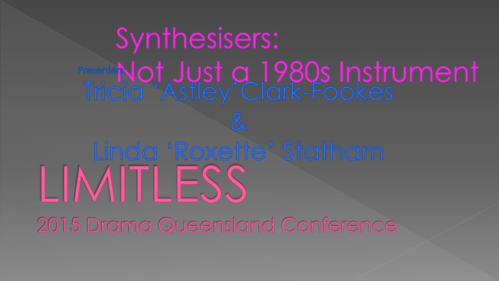 synthesisers not just a 1980s instrument tricia