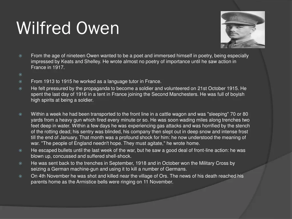 wilfred owen