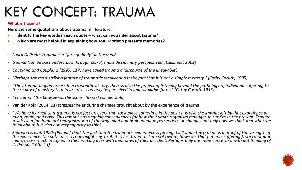 key concept trauma what is trauma here are some