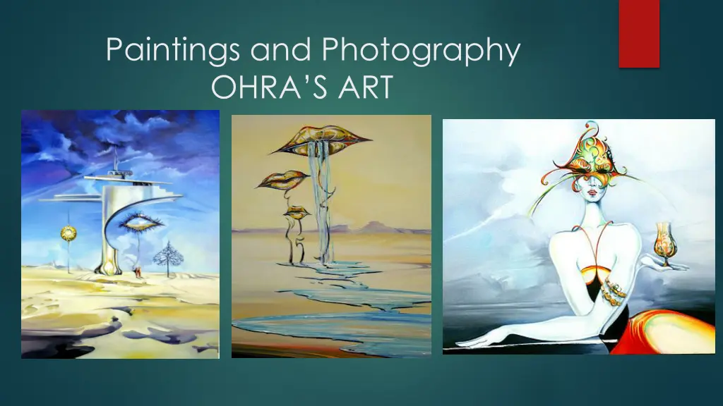 paintings and photography ohra s art