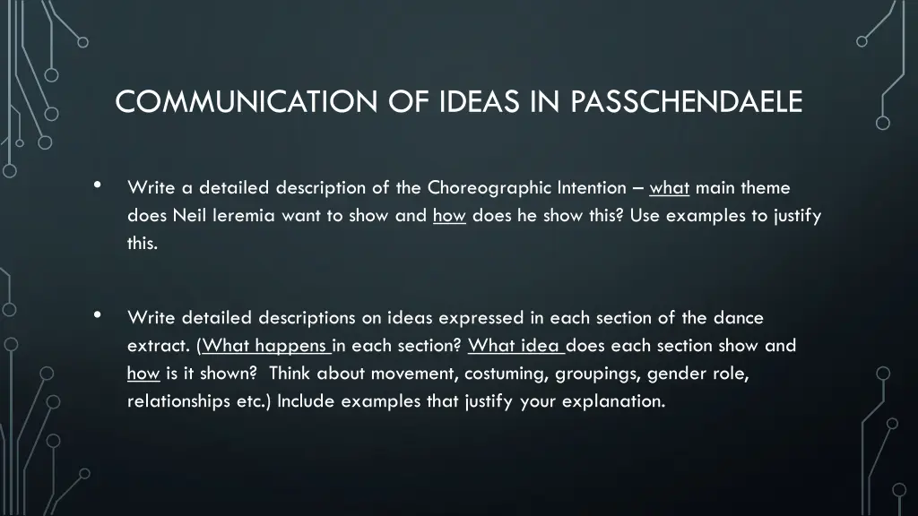 communication of ideas in passchendaele