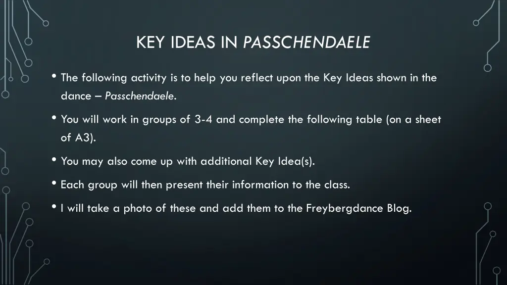 key ideas in passchendaele